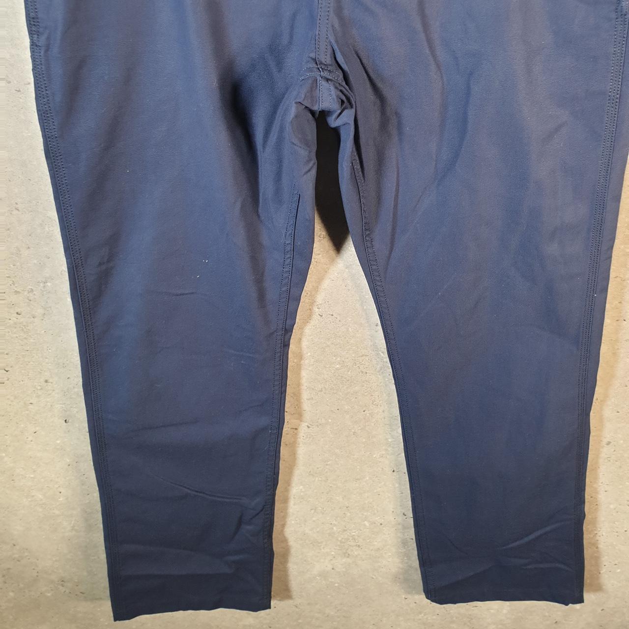 Vintage Carhartt Carpenter Trousers Mens W35 L32 Navy Blue Relaxed Fit Workwear USA