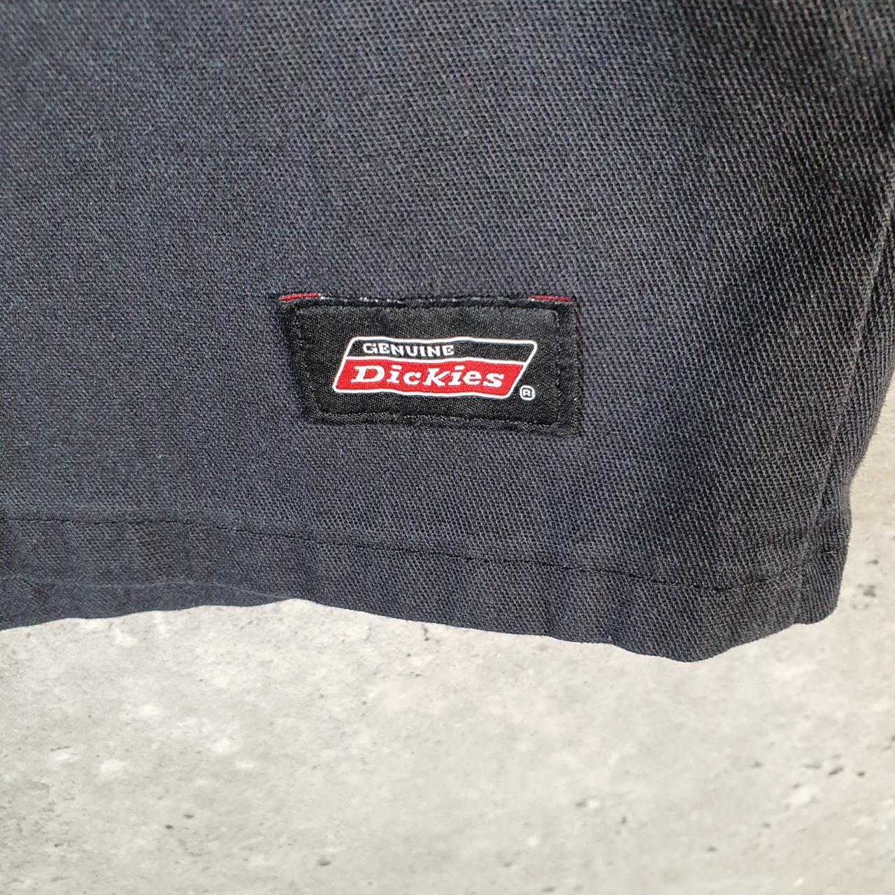 Vintage Dickies Baggy Chino Shorts Jorts Cargo Mens W38 Black Relaxed Fit