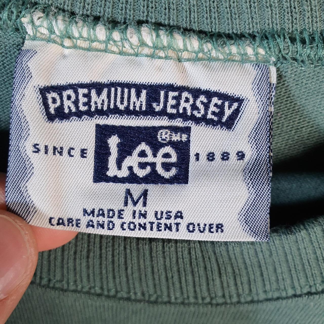 Vintage Lee Premium Jersey Sweatshirt Men’s Medium Blue USA Blank Pullover