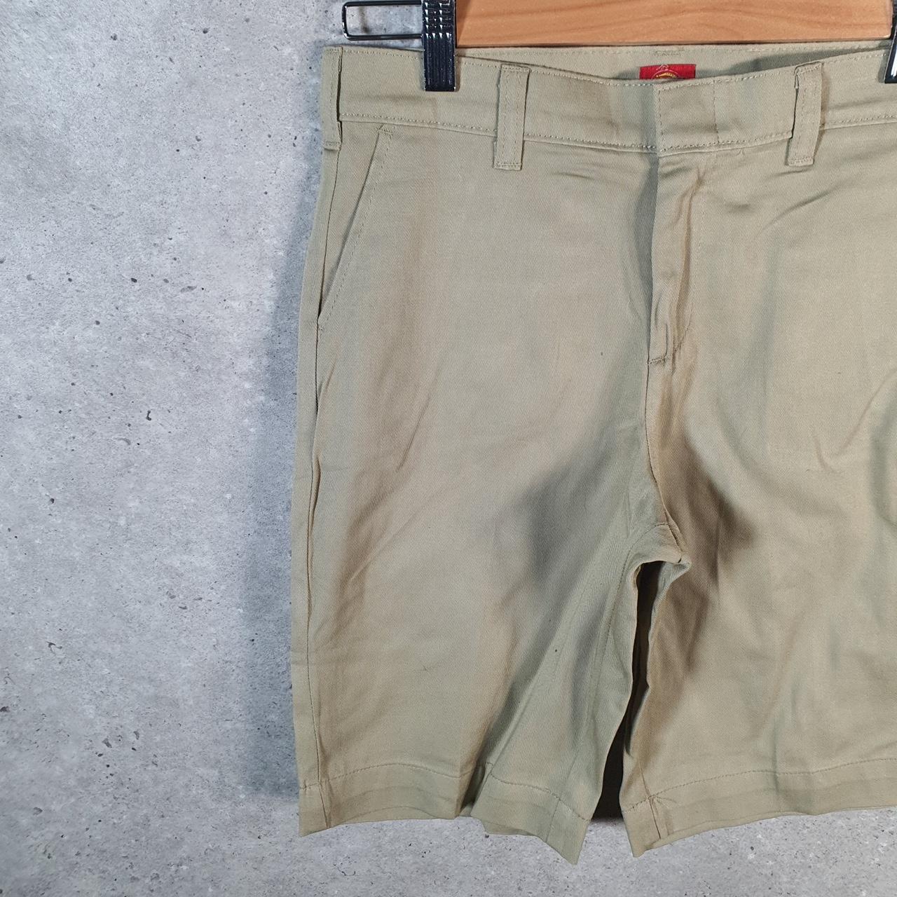 Vintage Dickies Baggy Chino Shorts Jorts Cargo Womens W28 Brown Classic Fit