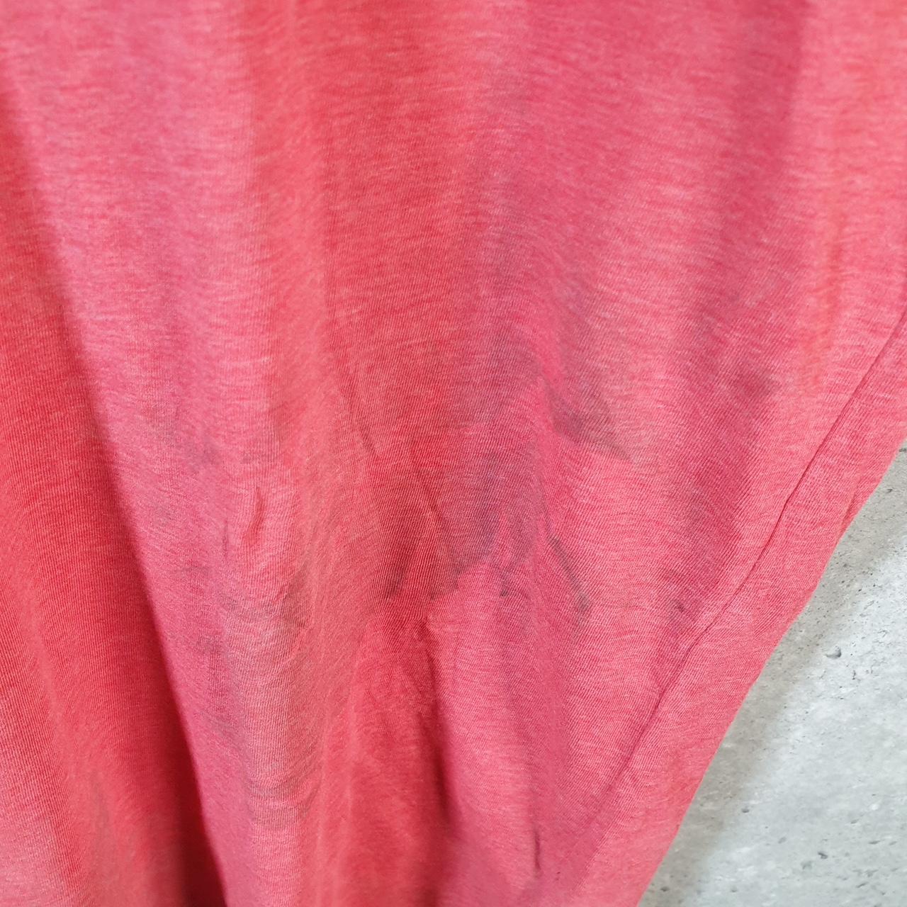 Vintage Nike Dri Fit Running T Shirt Men’s Large Red Swoosh Logo Athletic