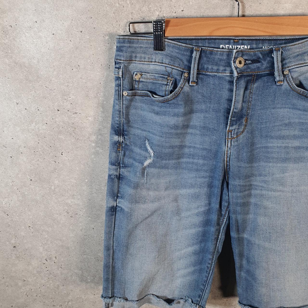 Vintage Levi’s Cut Off Baggy Shorts Jorts Cargo Womens W28 Blue Relaxed Denim