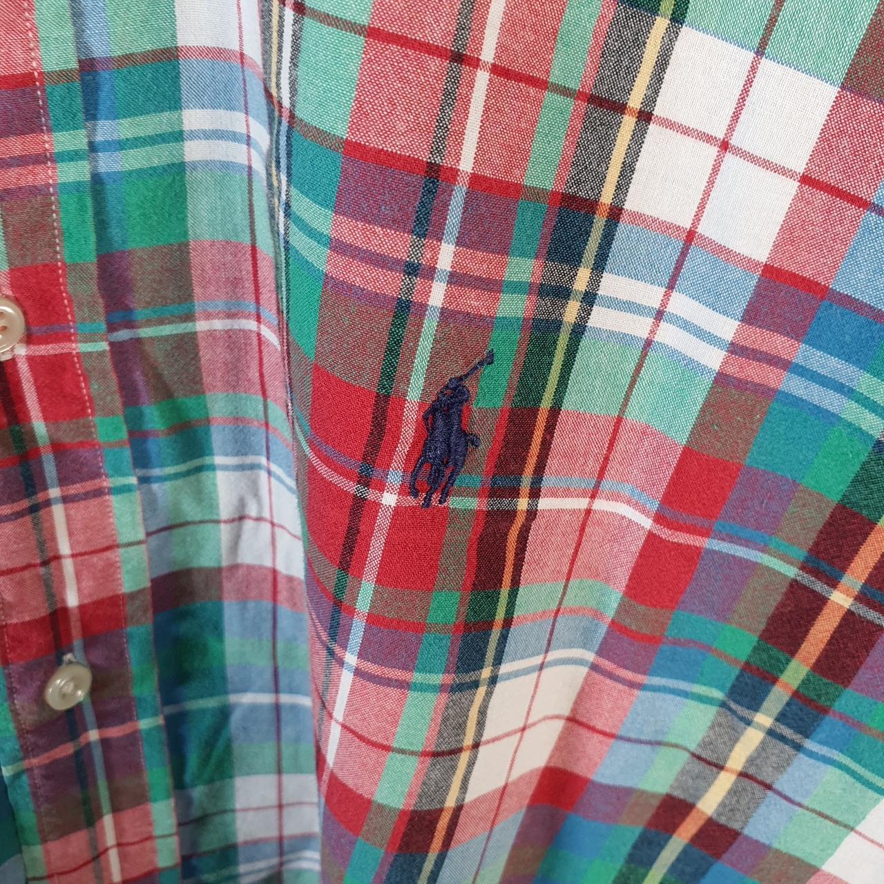 Vintage Ralph Lauren Button Down Shirt Men’s Medium Blue Blake Fit Cotton Pony