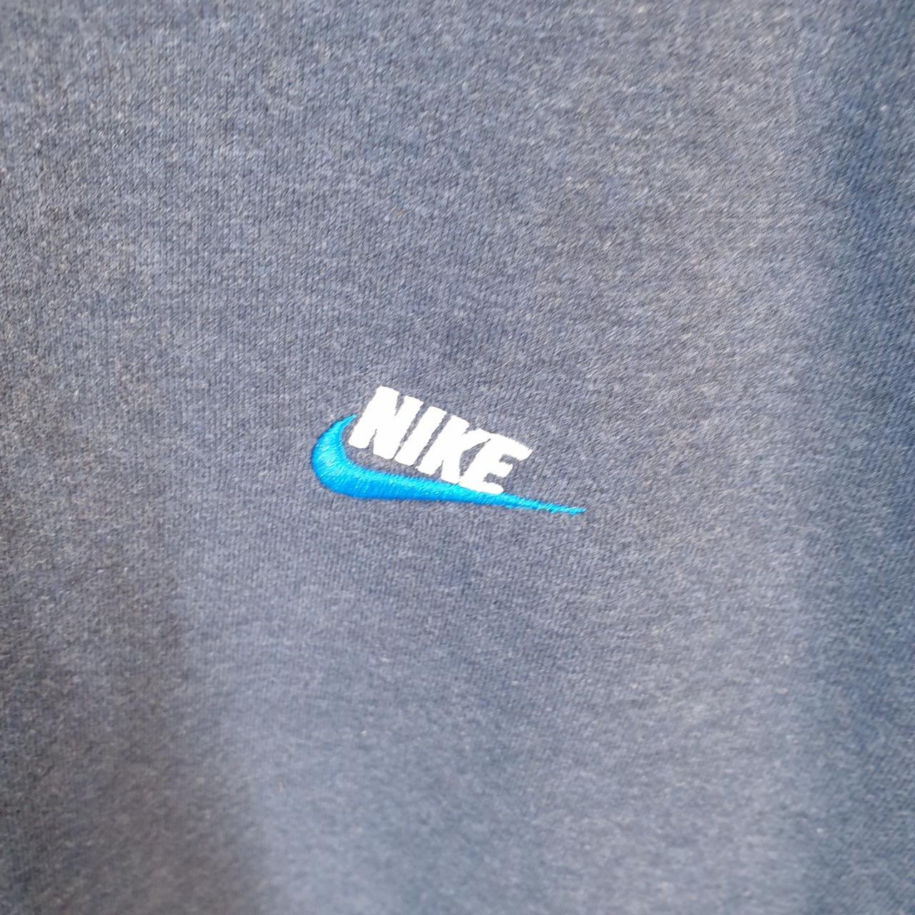 Vintage Nike Club Embroidered Sweatshirt Men’s XL Blue Swoosh Y2K Pullover Logo