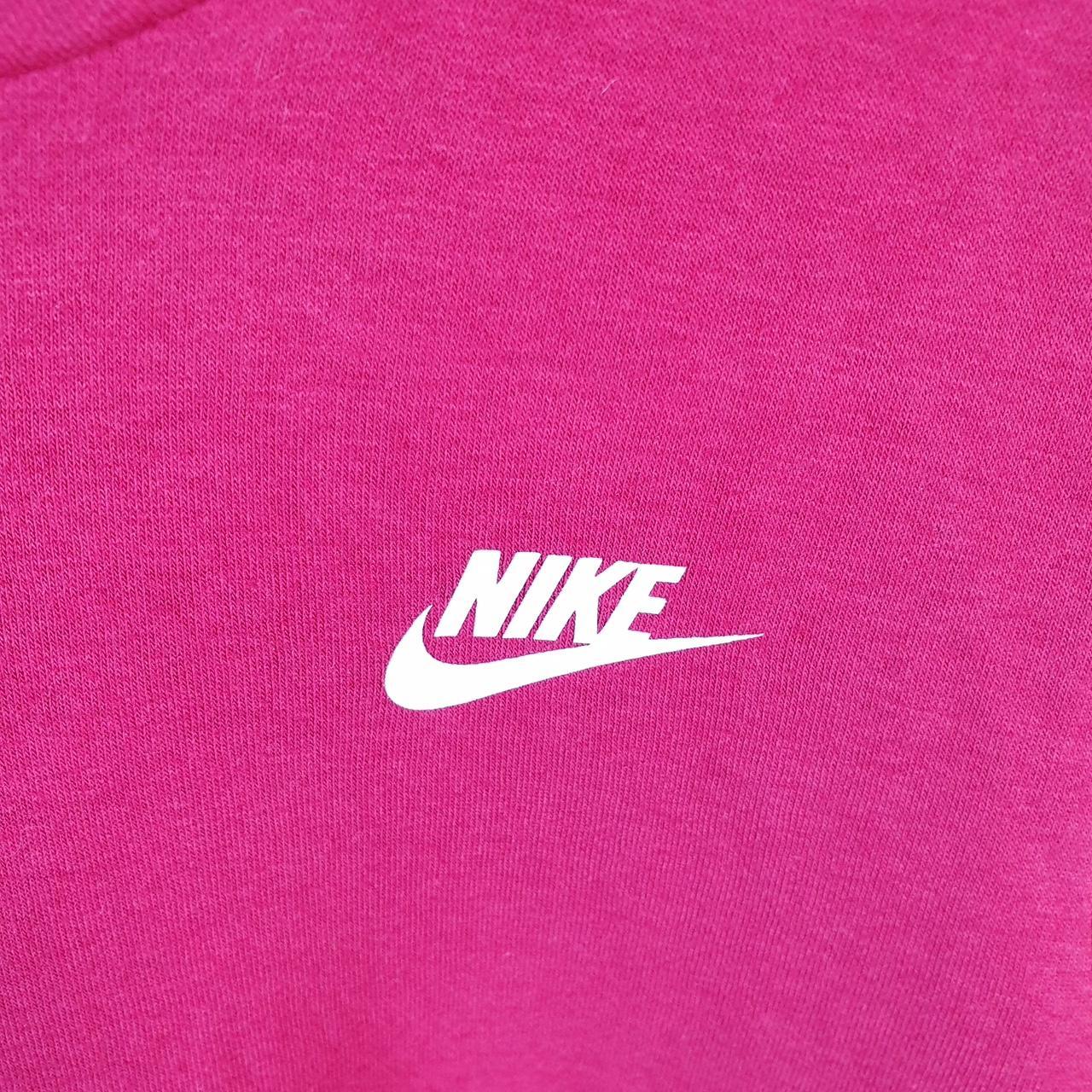 Vintage Nike Club Hoodie Womens Large Pink Swoosh Y2K Pullover