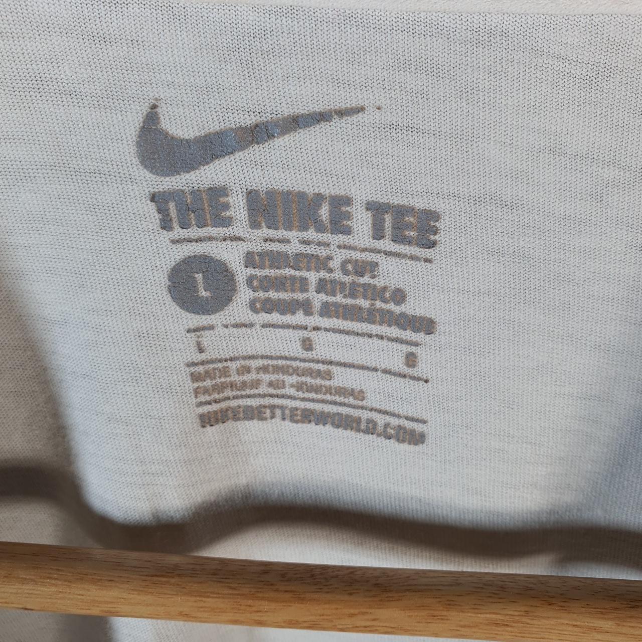 Vintage Nike Air Sickness Spellout T Shirt Men’s Large White Logo Swoosh Athletic