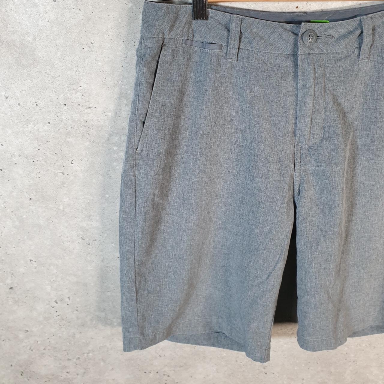 Vintage Quiksilver Chino Shorts Jorts Cargo Men’s W30 Grey Baggy Cotton