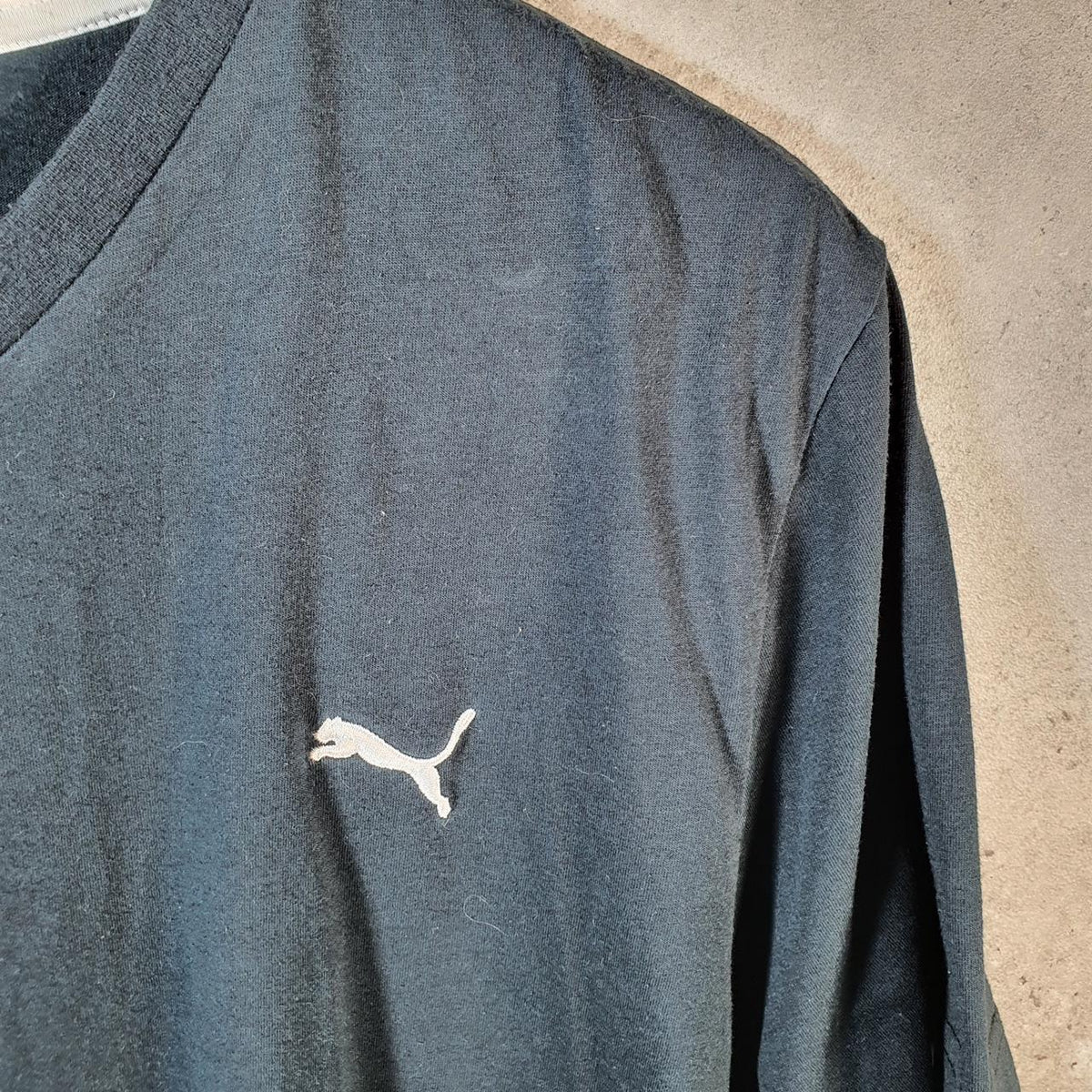 Vintage Puma Spellout T Shirt Men’s XL Black