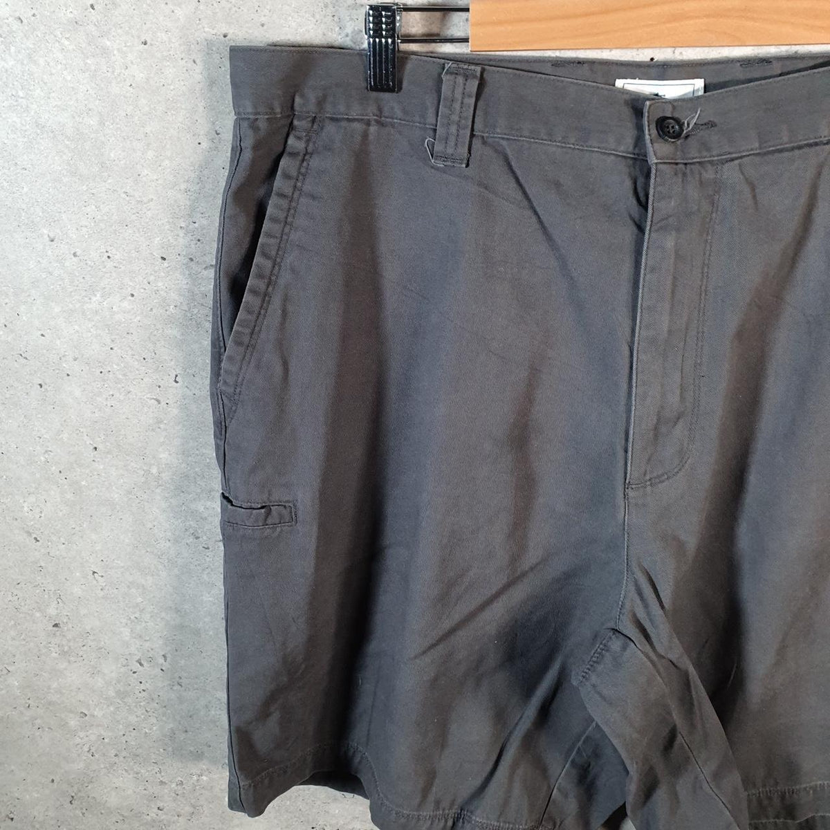 Vintage Dockers Chino Shorts Jorts Cargo Men’s W40 Grey Baggy Cotton A4423