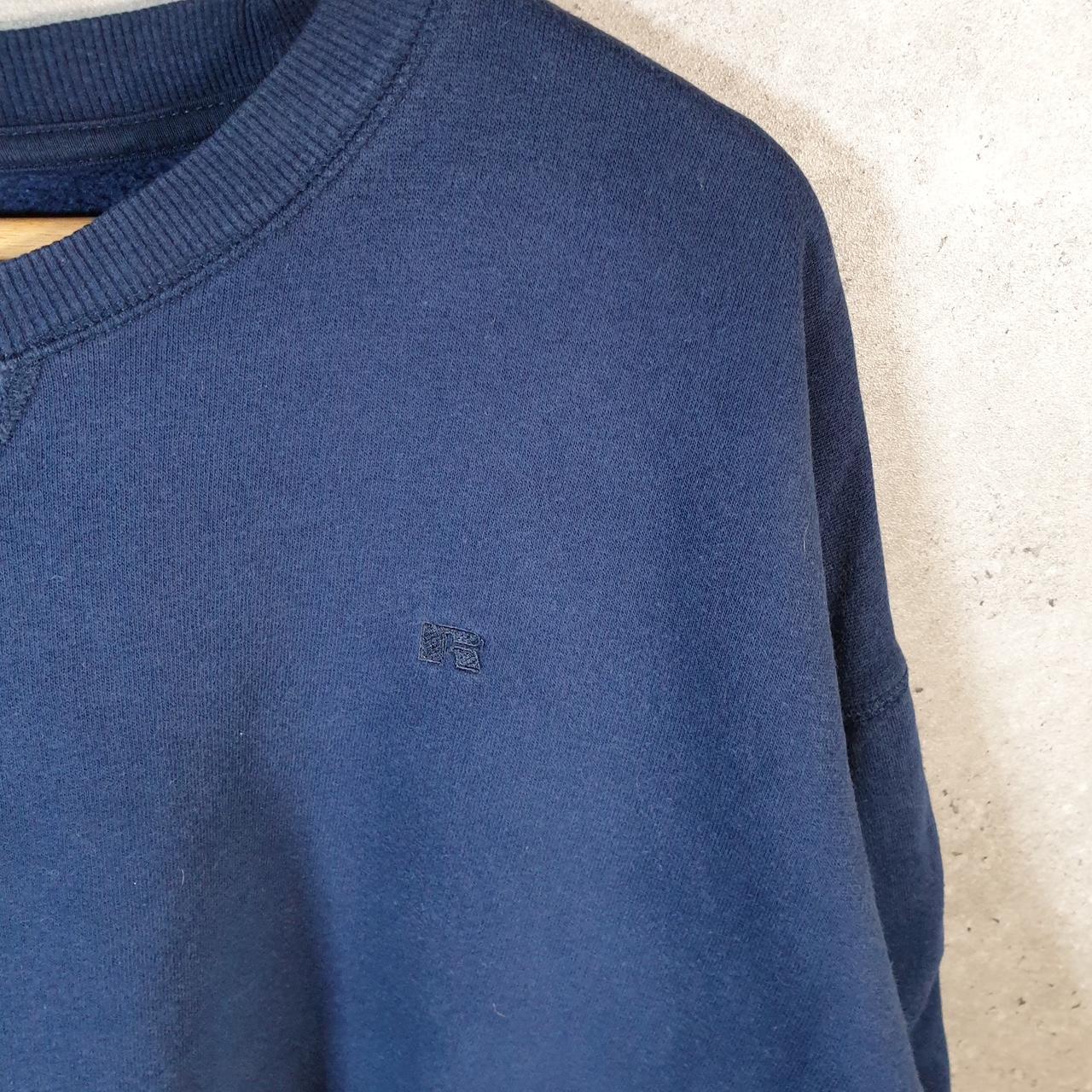 Vintage Russell Athletic Sweatshirt Men’s 2XL Navy Blue USA Baggy Blank