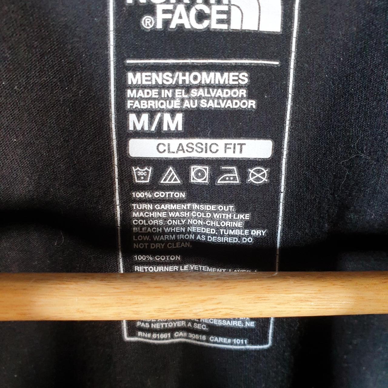 Vintage The North Face TNF Graphic Spellout T Shirt Men’s Medium Black Logo Athletic