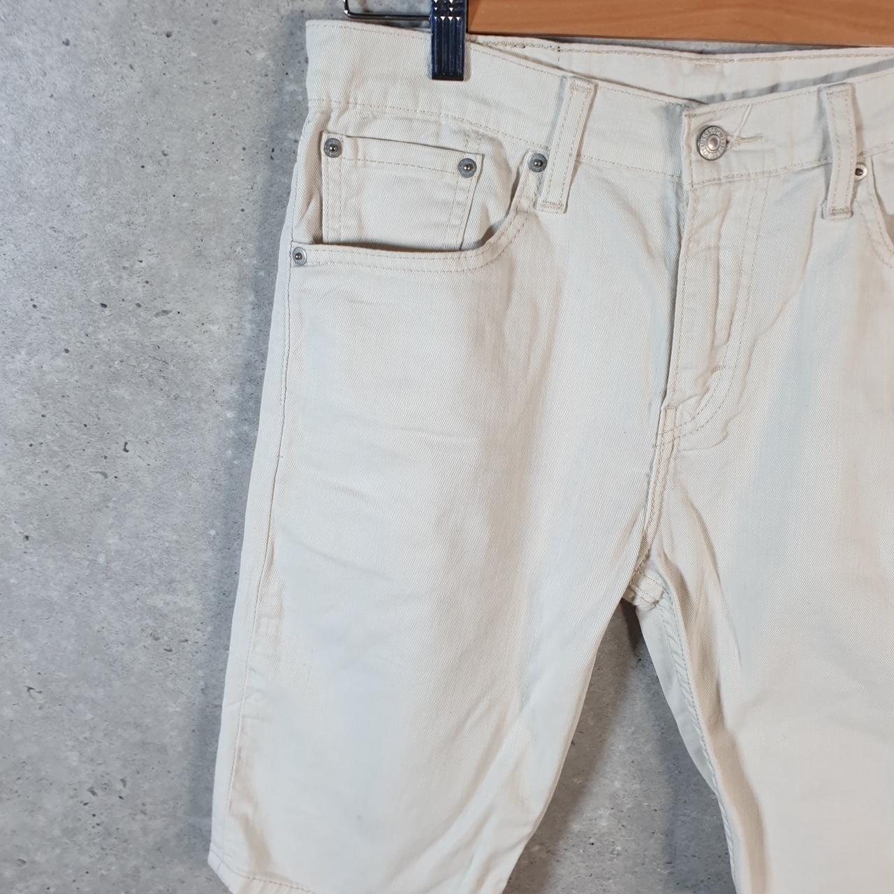 Vintage Levi’s 508 Baggy Shorts Jorts Cargo Mens W29 Beige Relaxed Denim