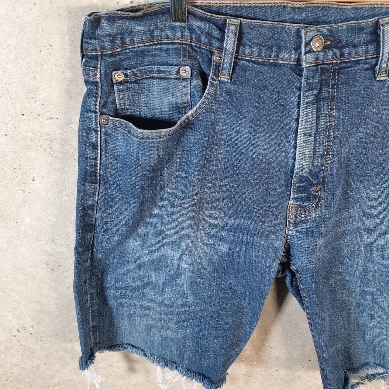 Vintage Levi’s 559 Baggy Shorts Jorts Cargo Mens W36 Blue Relaxed Denim
