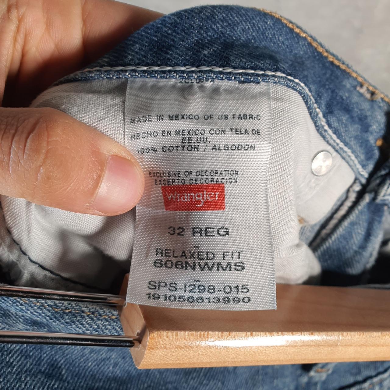 Vintage Wrangler Denim Shorts Jorts Cargo Men’s W32 Blue Baggy Cotton