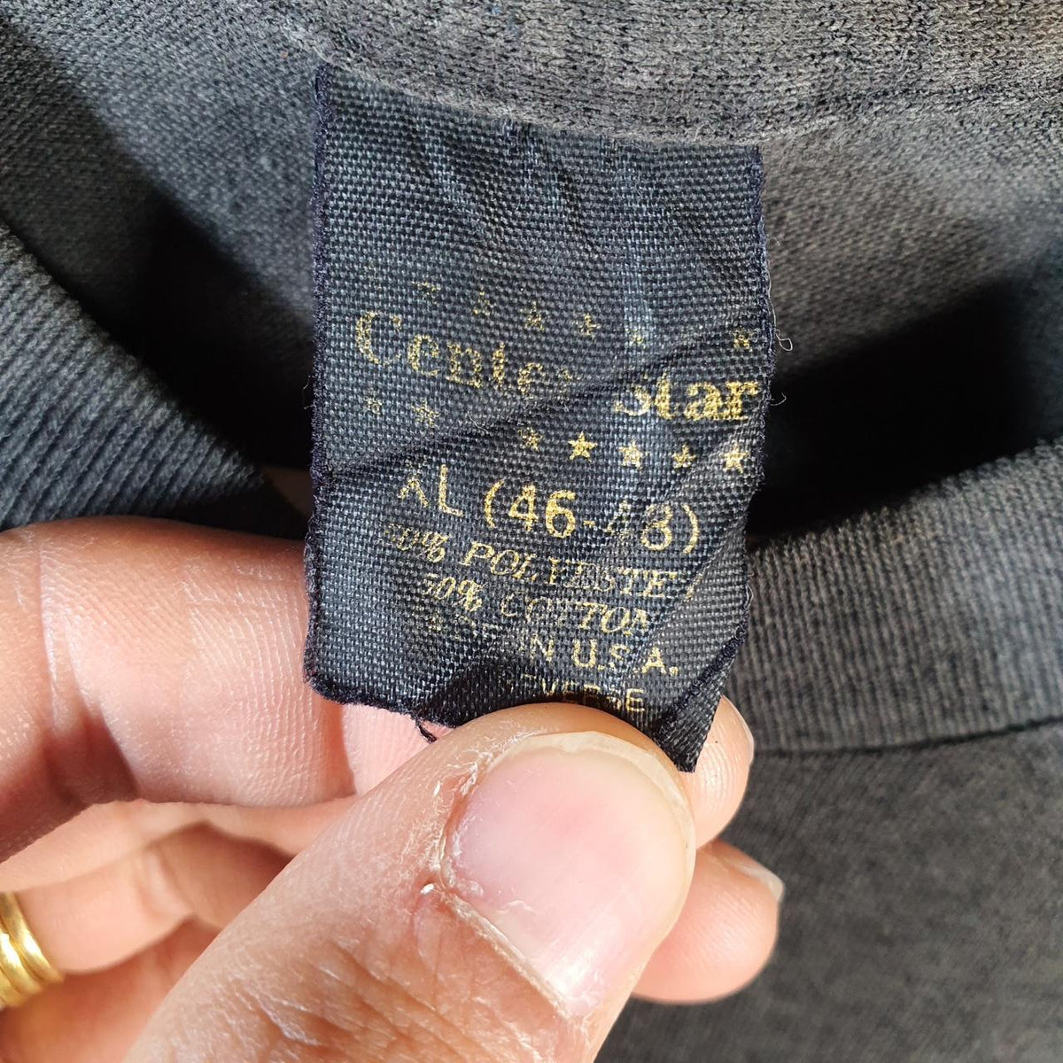 Vintage New York Central System Water 90s USA Single Stitch T Shirt Men’s Medium Black