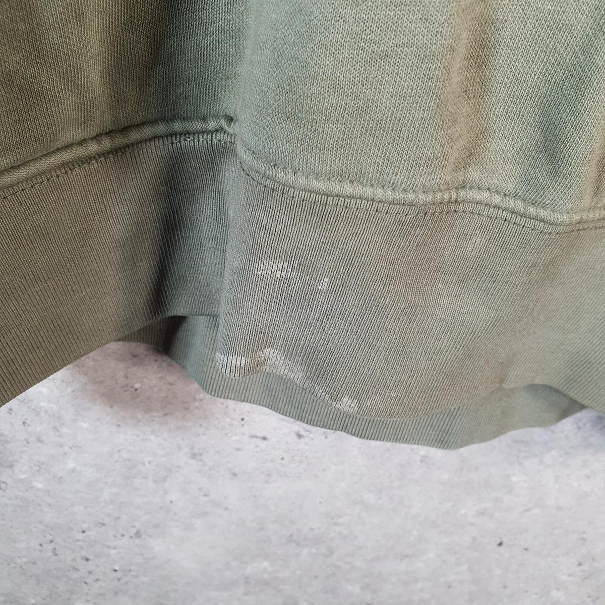 Vintage Ralph Lauren Polo Bear Spellout Hoodie Mens Medium Khaki Green Preppy Pony
