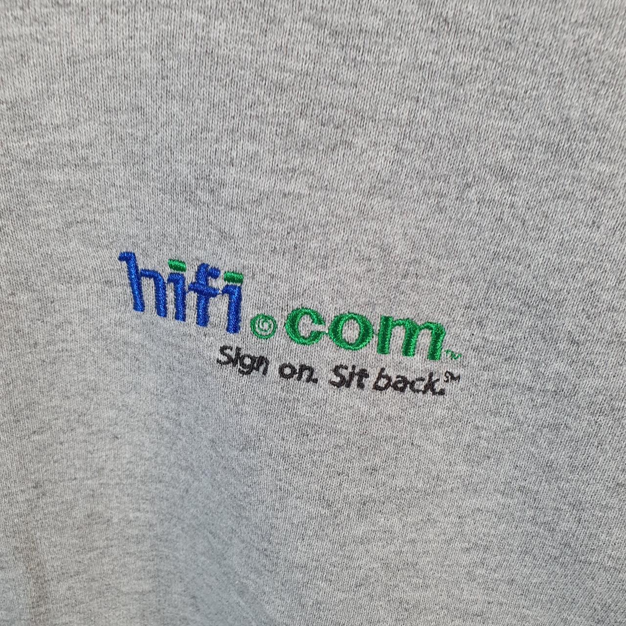 Vintage Lee Ultraweight Sweatshirt Men’s Large Grey USA Hifi.Com Pullover