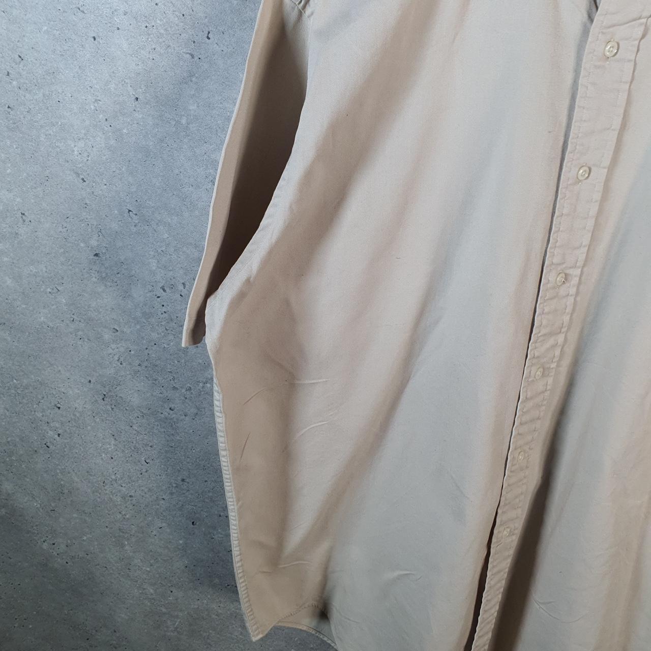 Vintage Ralph Lauren Button Down Shirt Men’s XL Brown Blake Cotton Pony