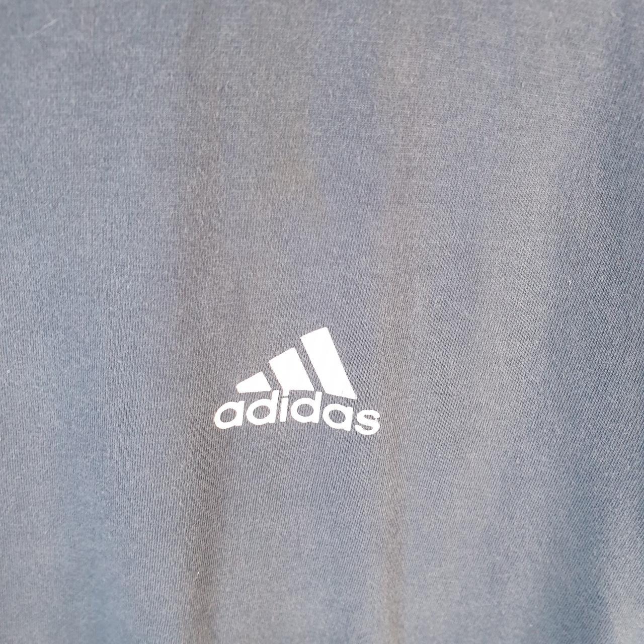 Vintage Adidas Golf Spellout T Shirt Men’s XL Blue Three Stripes Athletic Logo