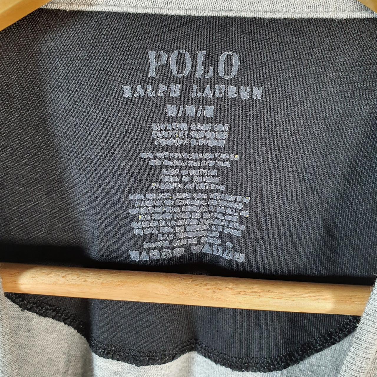 Vintage Ralph Lauren Polo Sport T Shirt Men’s Medium Grey Classic Fit Embroidered Pony C8693