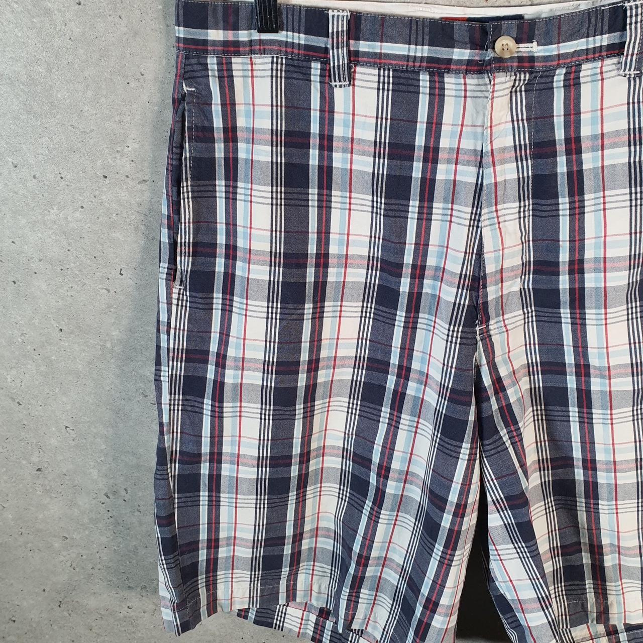 Vintage Chaps Ralph Lauren Polo Shorts Jorts Cargo Men’s W36 Checkered Baggy Cotton A4246