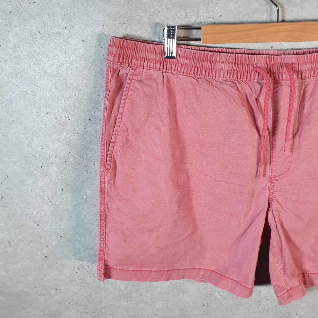 Vintage Izod Shorts Jorts Cargo Womens 2XL Pink Chino Pockets Baggy Cotton