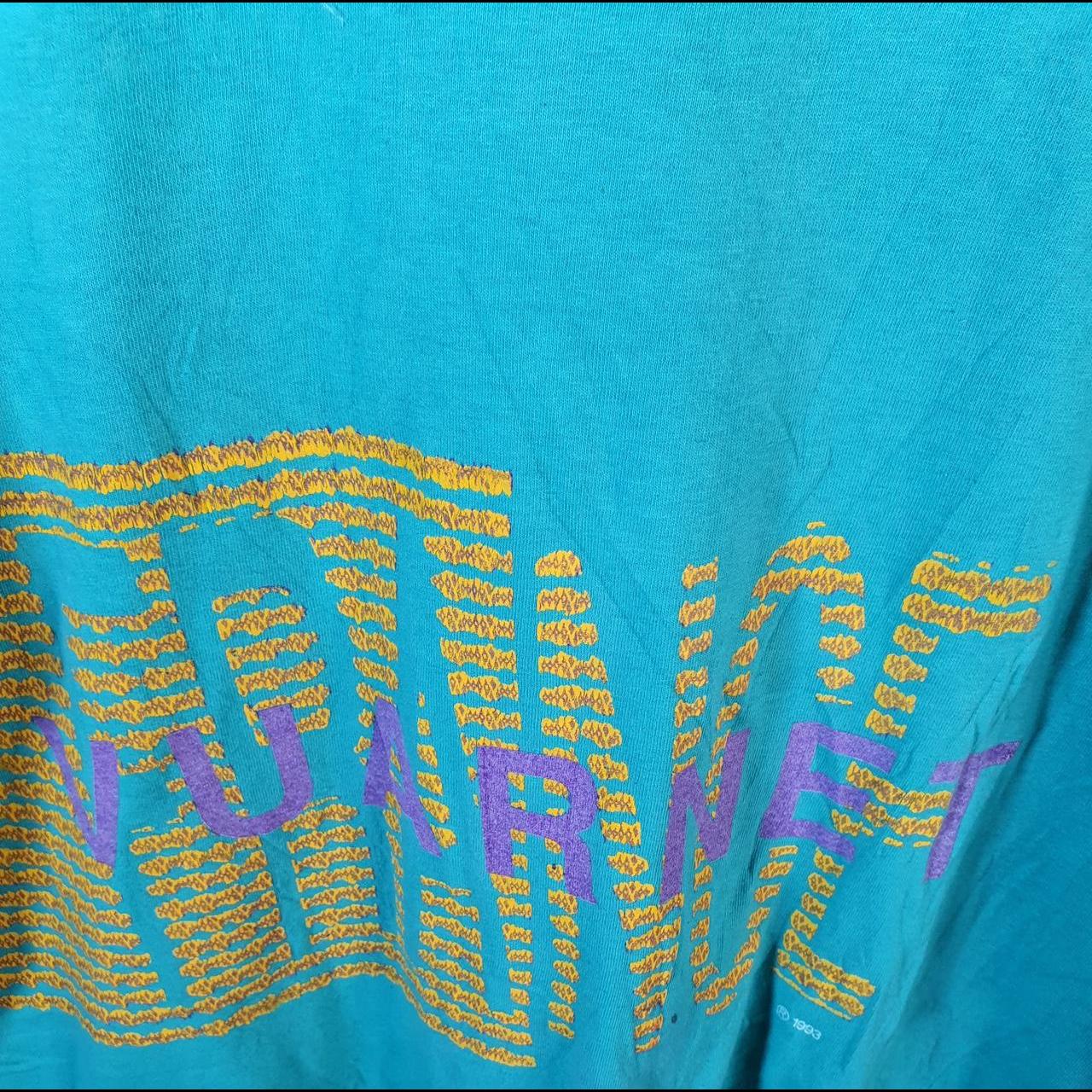 Vintage Vuarnet 1993 Graphic USA Single Stitch T Shirt Men’s XL Blue