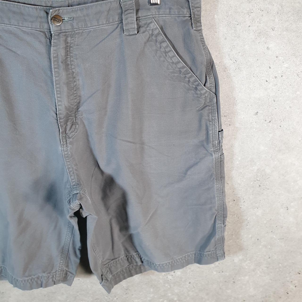 Vintage Carhartt Baggy Carpenter Shorts Jorts Cargo Men’s W40 Grey Original Fit Workwear