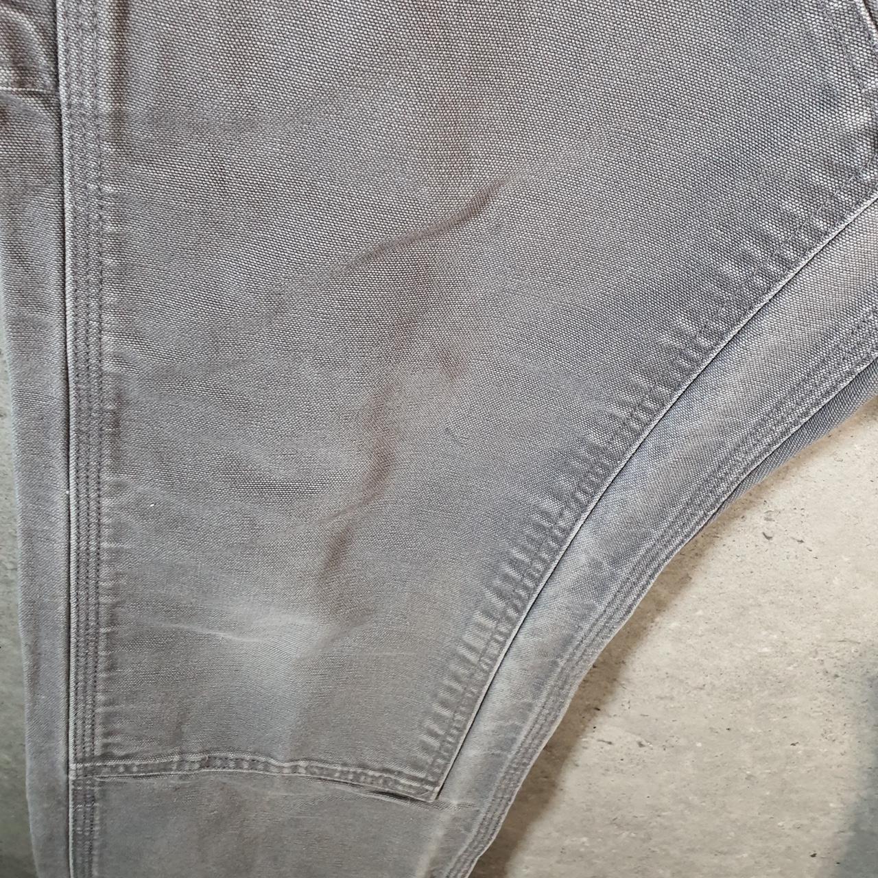 Vintage Carhartt Carpenter Double Knee USA Trousers Mens W33 L32 Grey Loose Original