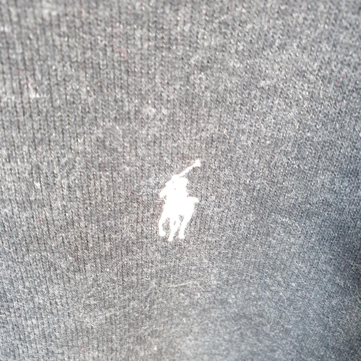 Vintage Ralph Lauren Polo 1/4 Zip Sweatshirt Men’s XL Grey Cotton Pullover Pony