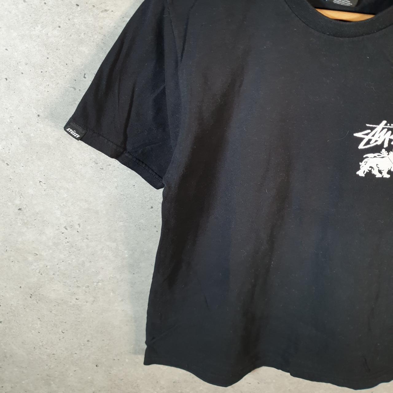 Vintage Stussy Jamaica T Shirt Men’s Small Black Graphic Short Sleeve