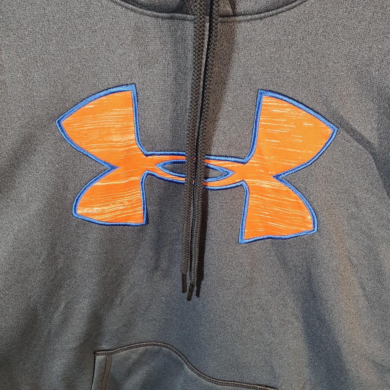 Vintage Under Armour Cold Gear Windbreaker Track Jacket Womens Large Grey USA Pullover