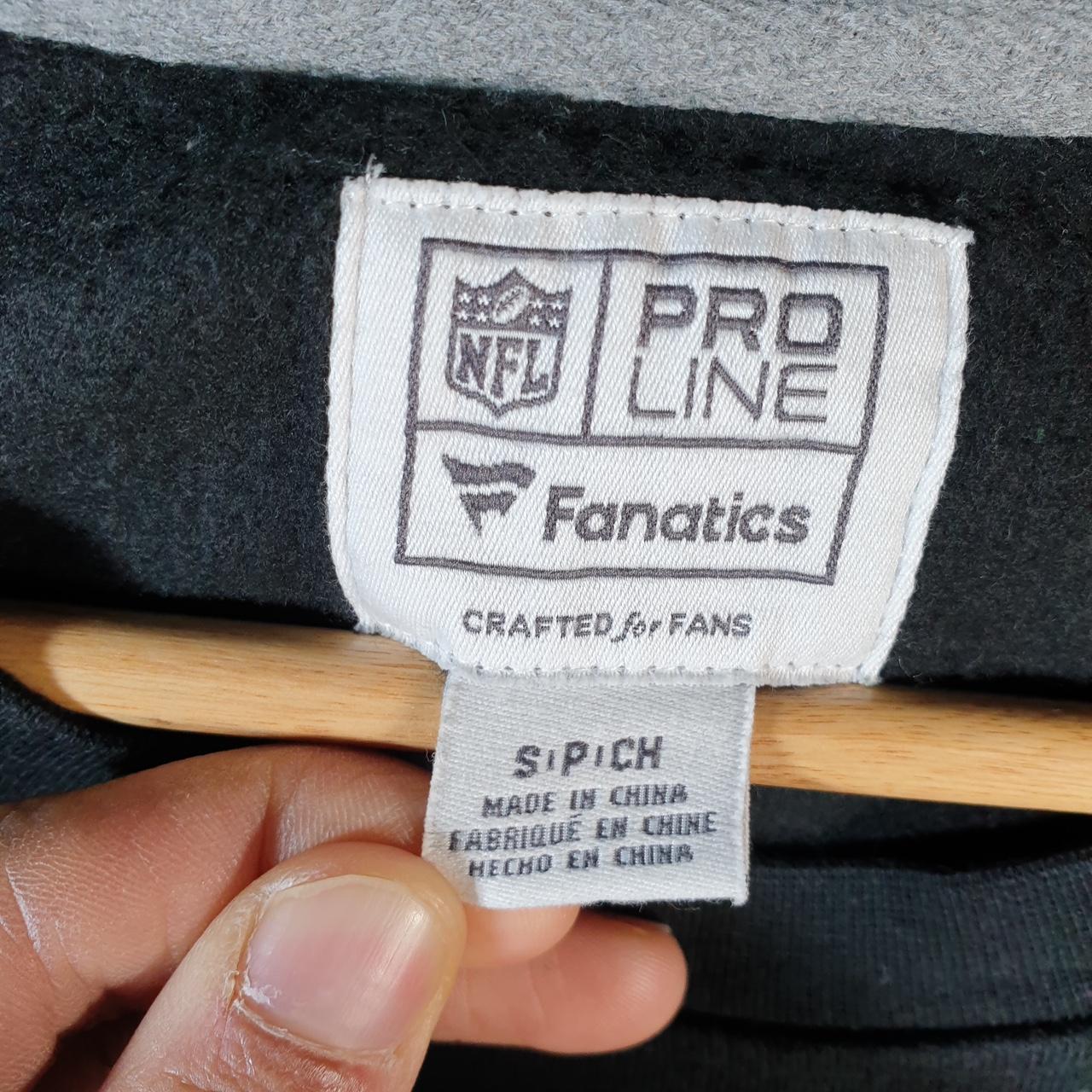 Vintage NFL Pro Line Fanatics Sweatshirt Womens Small Black USA Pro Sport Football