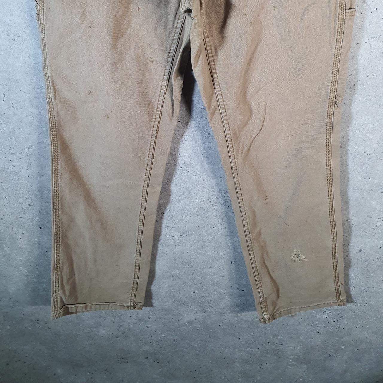 Vintage Carhartt Carpenter Trousers Womens W30 L30 Brown Original Fit Workwear