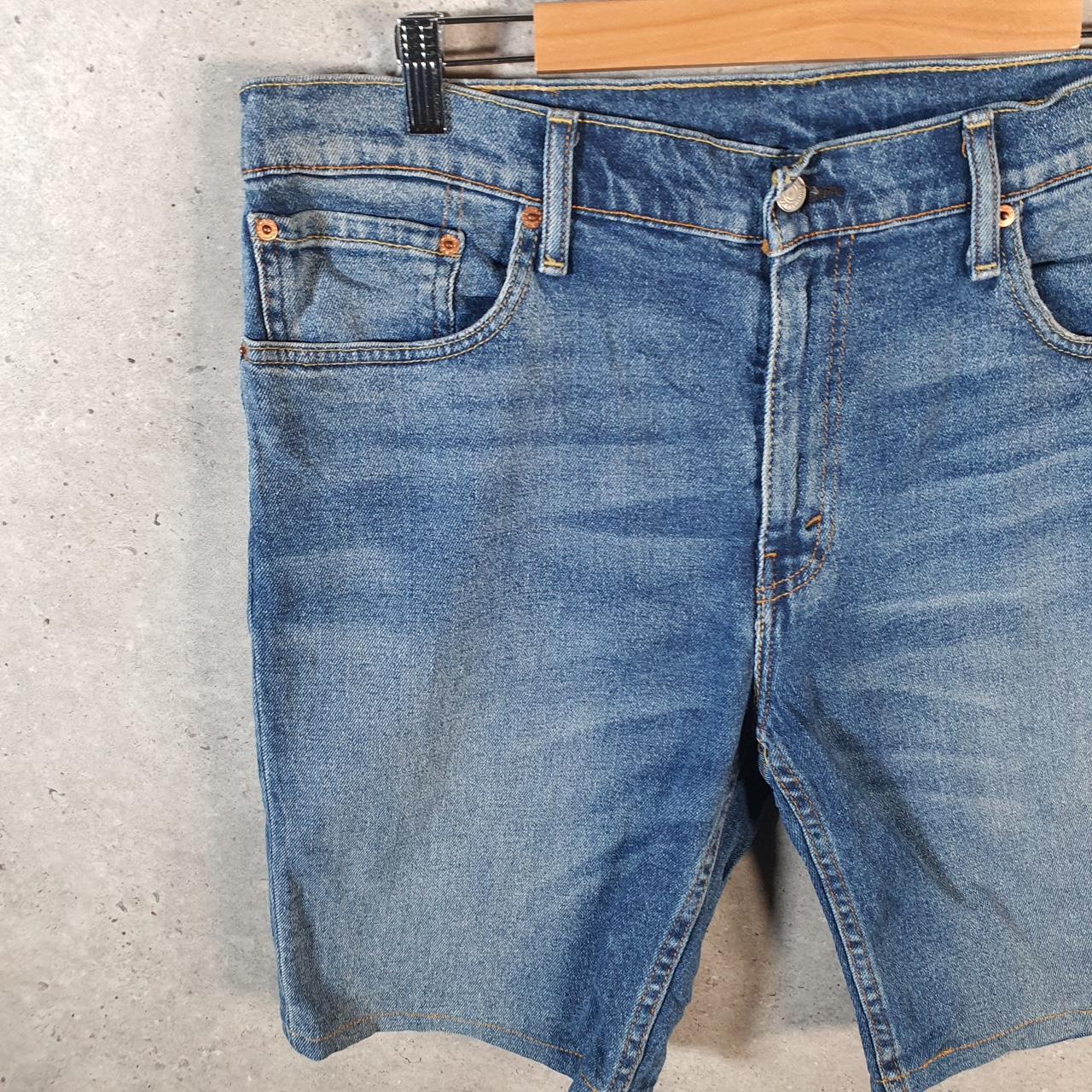 Vintage Levi’s 511 Baggy Shorts Jorts Cargo Mens W36 Blue Relaxed Denim