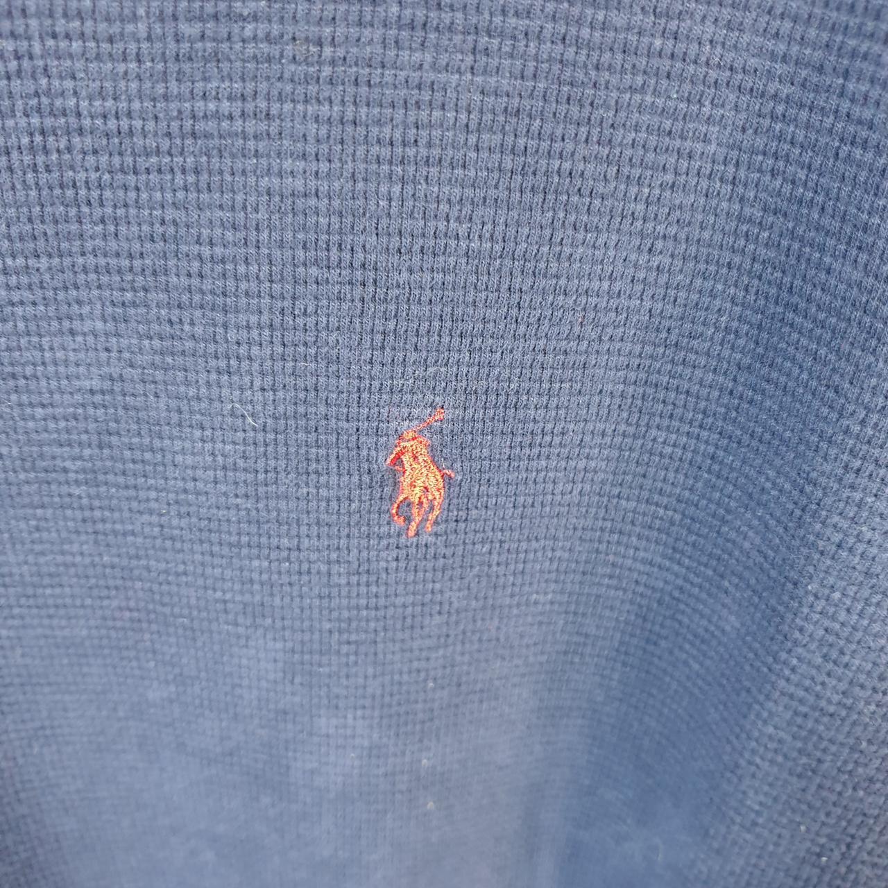 Vintage Ralph Lauren Polo Sleepwear Sweatshirt Men’s XL Navy Blue Cotton Pullover Pony