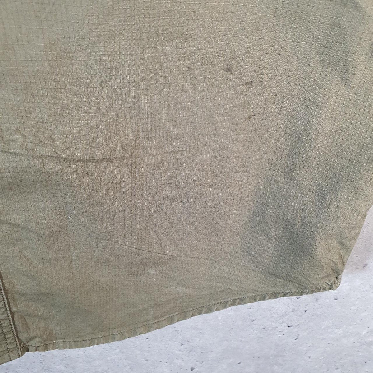 Vintage Carhartt Shirt Button Down Mens Small Khaki Green Short Sleeve Chore Utility Relaxed