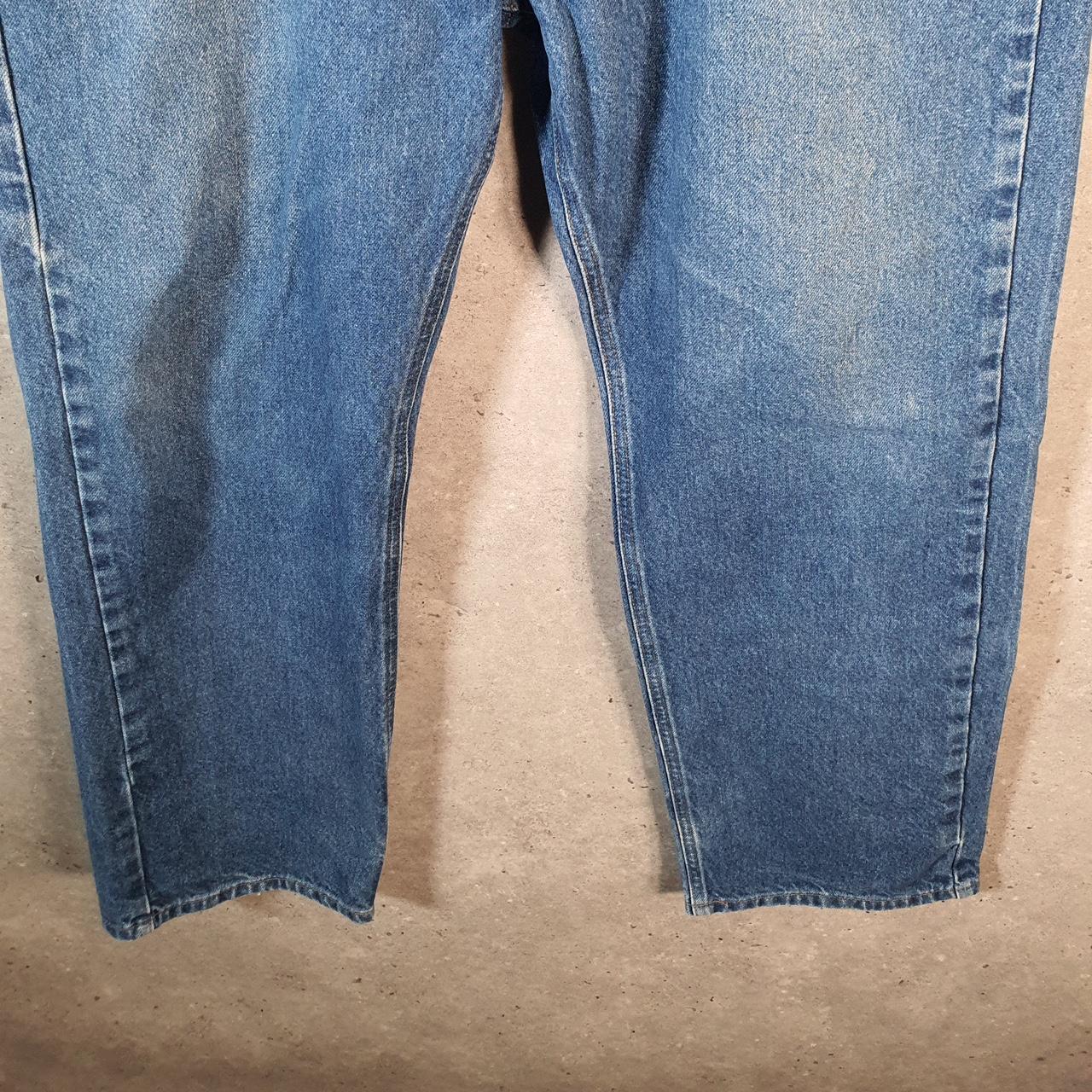 Vintage Carhartt Workwear Carpenter Jeans Mens W38 L30 Blue Denim Traditional Fit USA