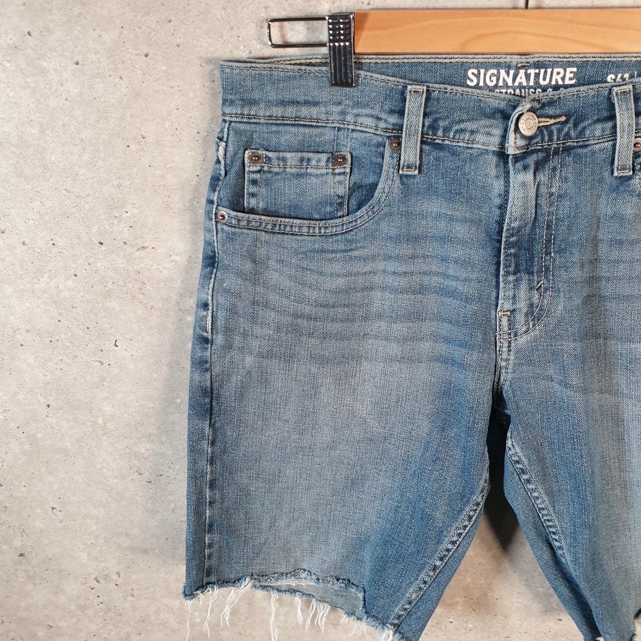 Vintage Levi’s Baggy Shorts Jorts Cargo Men’s W30 Blue Relaxed Denim