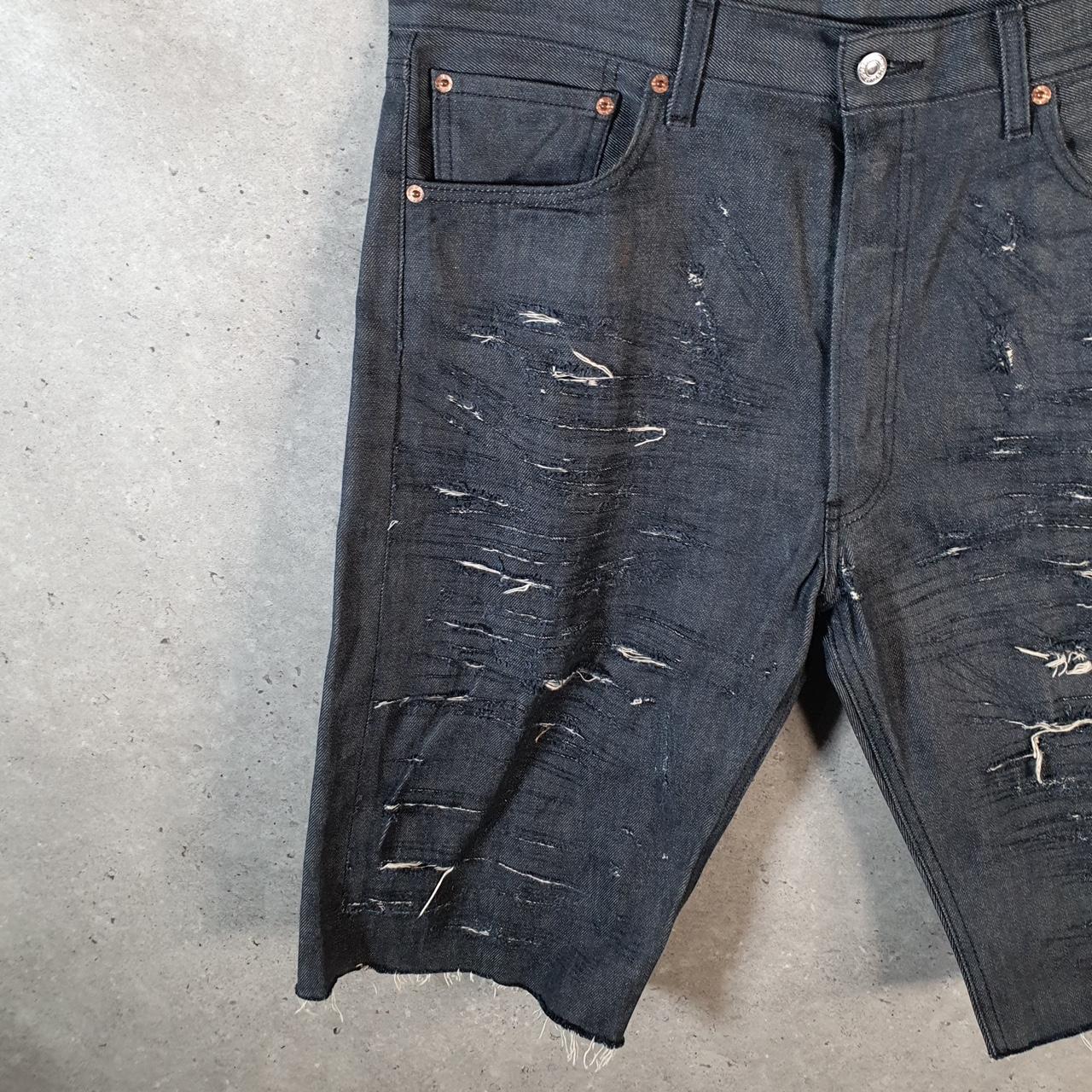 Vintage Levi’s 501 Baggy Shorts Jorts Cargo Mens W36 Grey Relaxed Denim