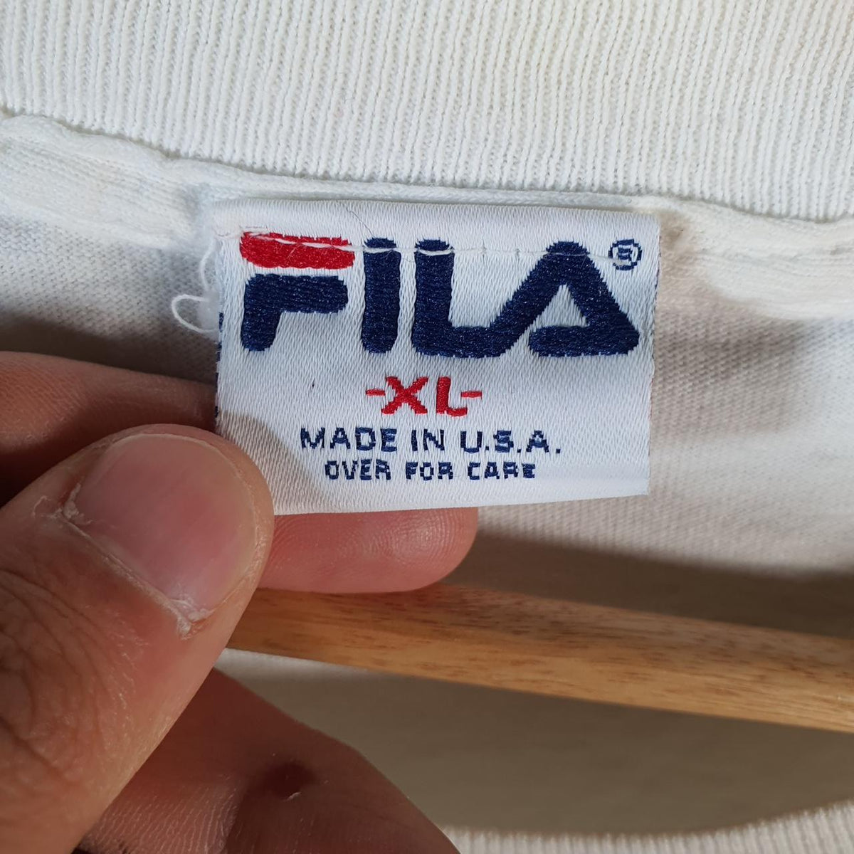 Vintage Fila Connecticut Soccer T Shirt Men’s XL White Casual Sports Logo Athletic