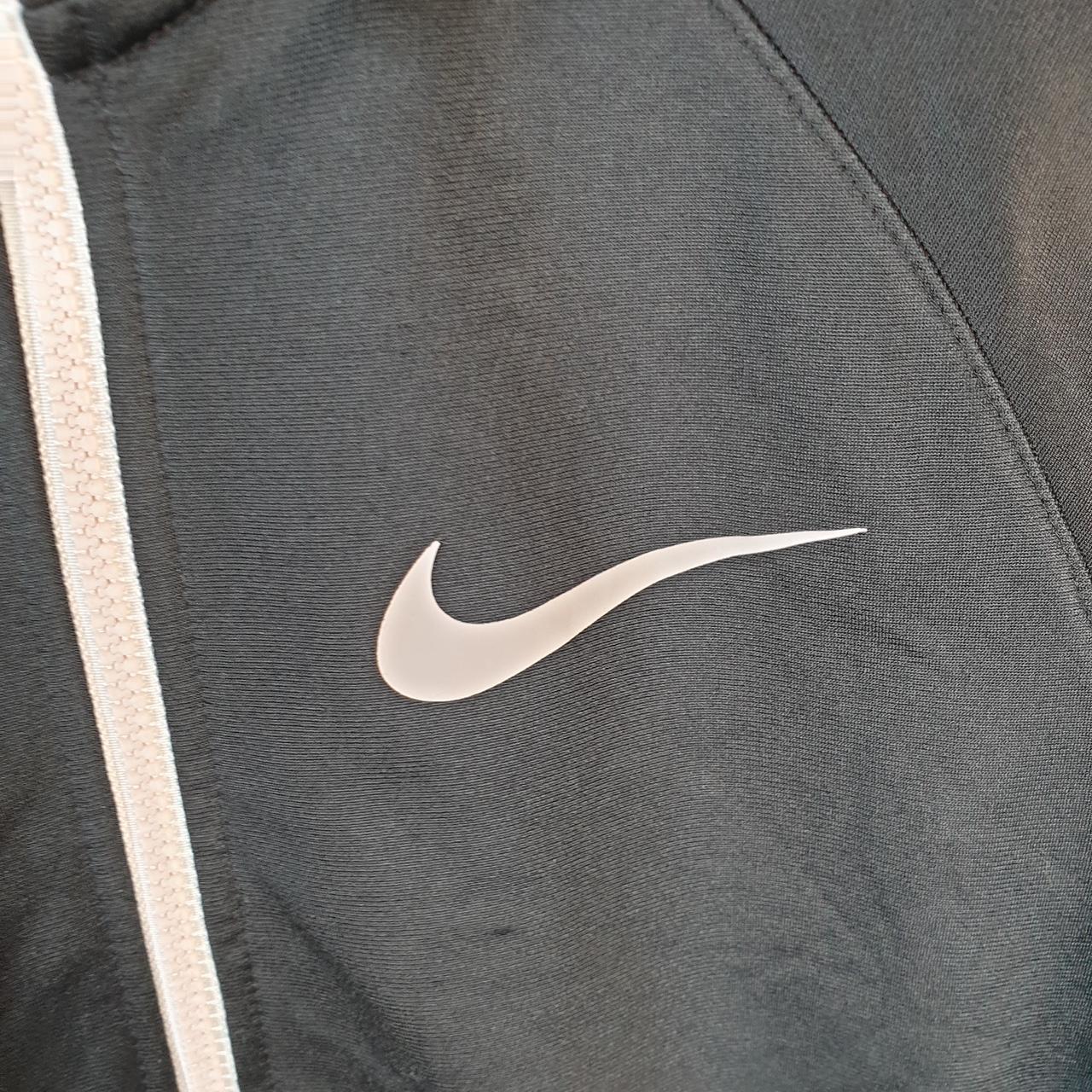 Vintage Nike Dri Fit Windbreaker Track Jacket Mens Small Black USA Swoosh Full Zip USA