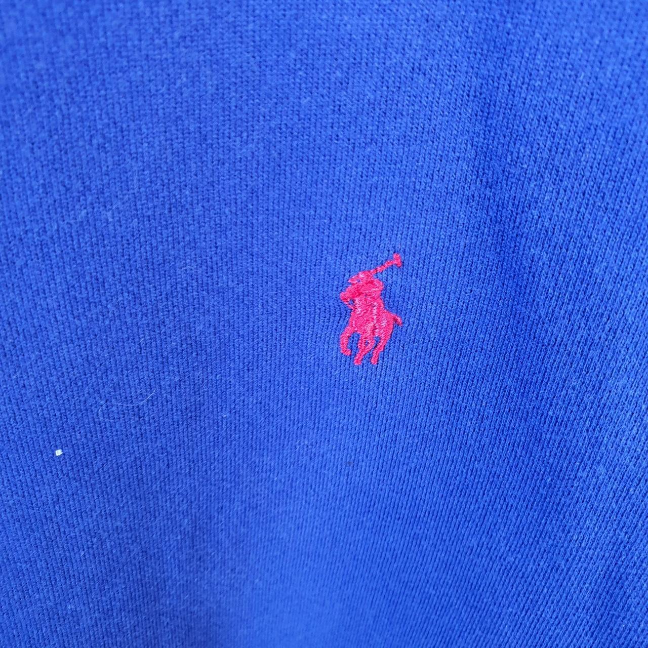 Vintage Ralph Lauren Polo Sweatshirt Men’s XL Blue Cotton Pullover Pony