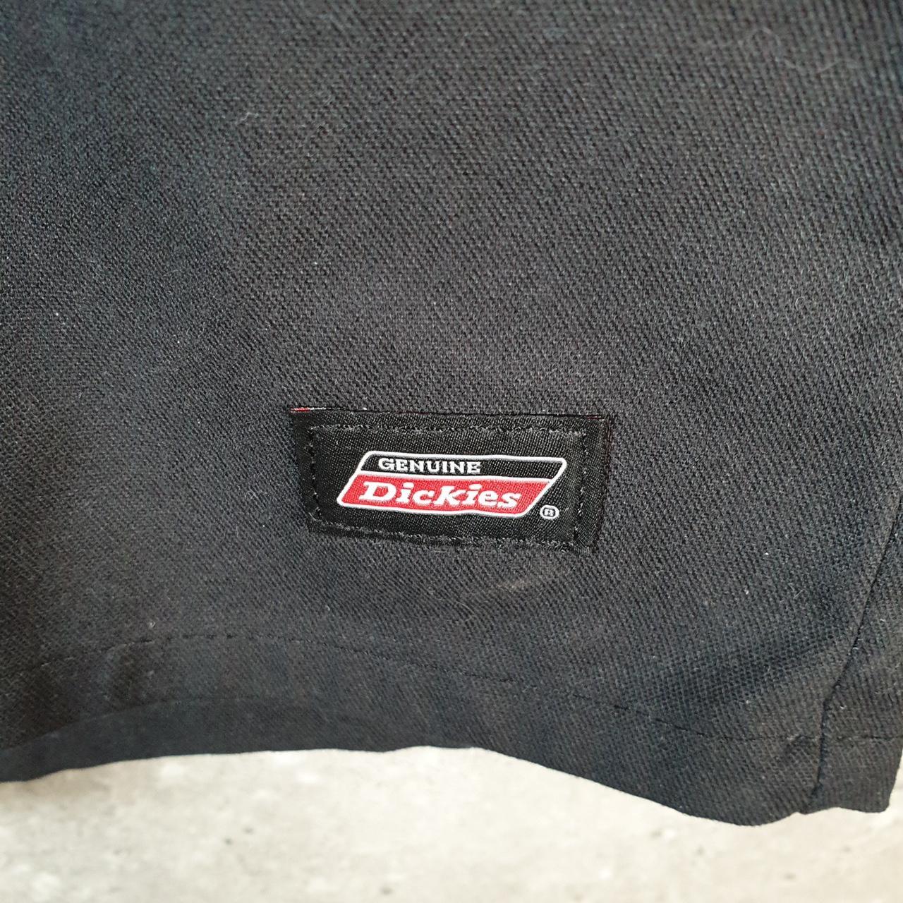 Vintage Dickies Baggy Chino Shorts Jorts Cargo Mens W42 Black Relaxed Fit