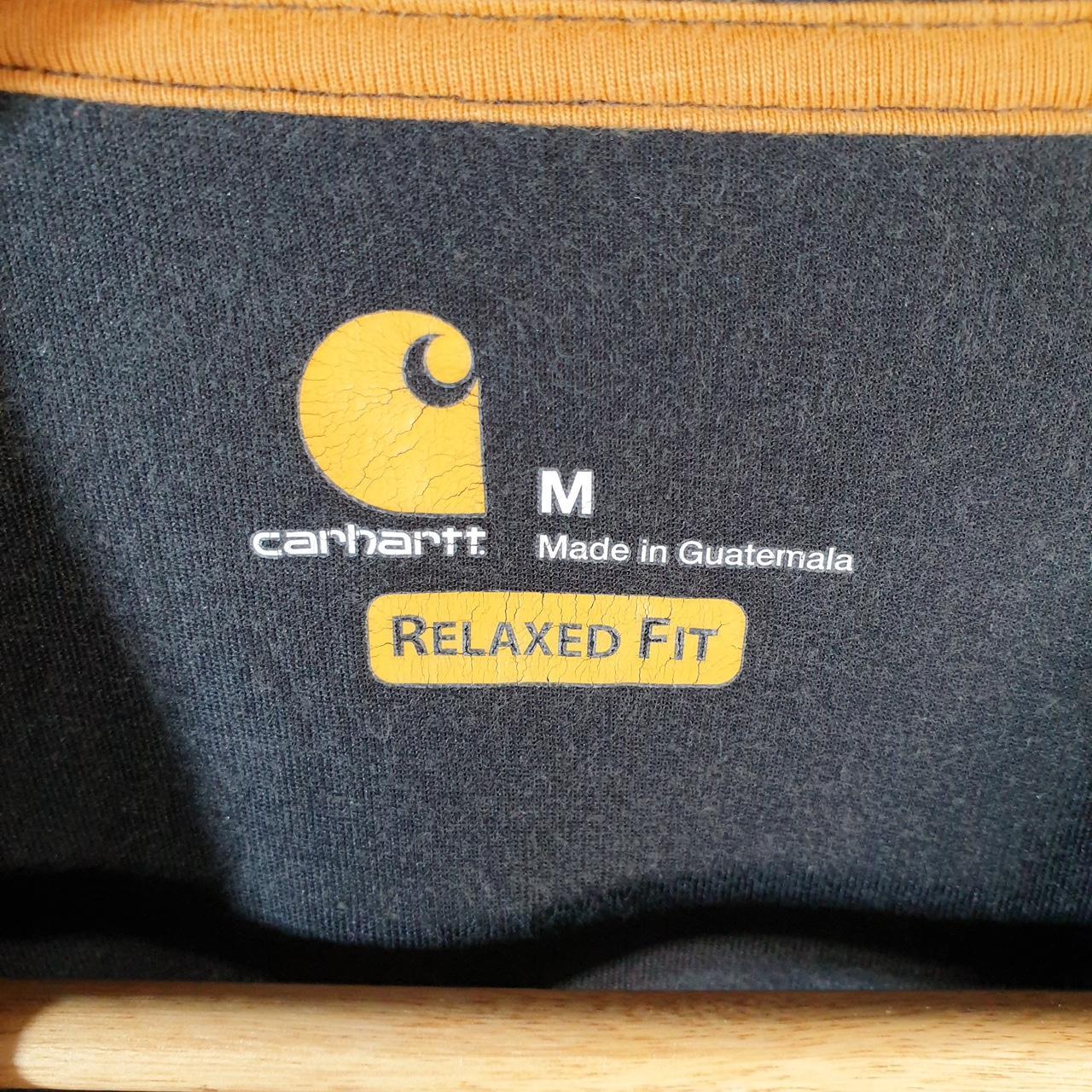 Vintage Carhartt Pocket T Shirt Men’s Medium Black Workwear Chore Utility Relaxed Fit C9173