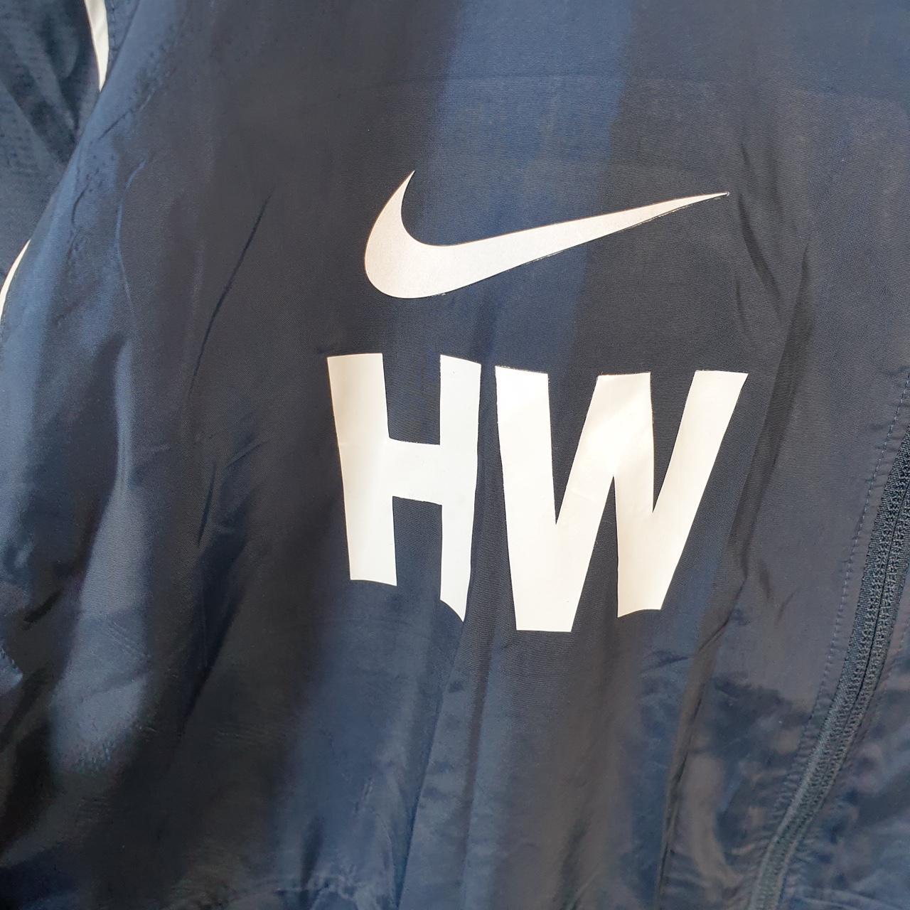 Vintage Nike Dri Fit Windbreaker Mens Large Blue USA Swoosh Soccer Full Zip