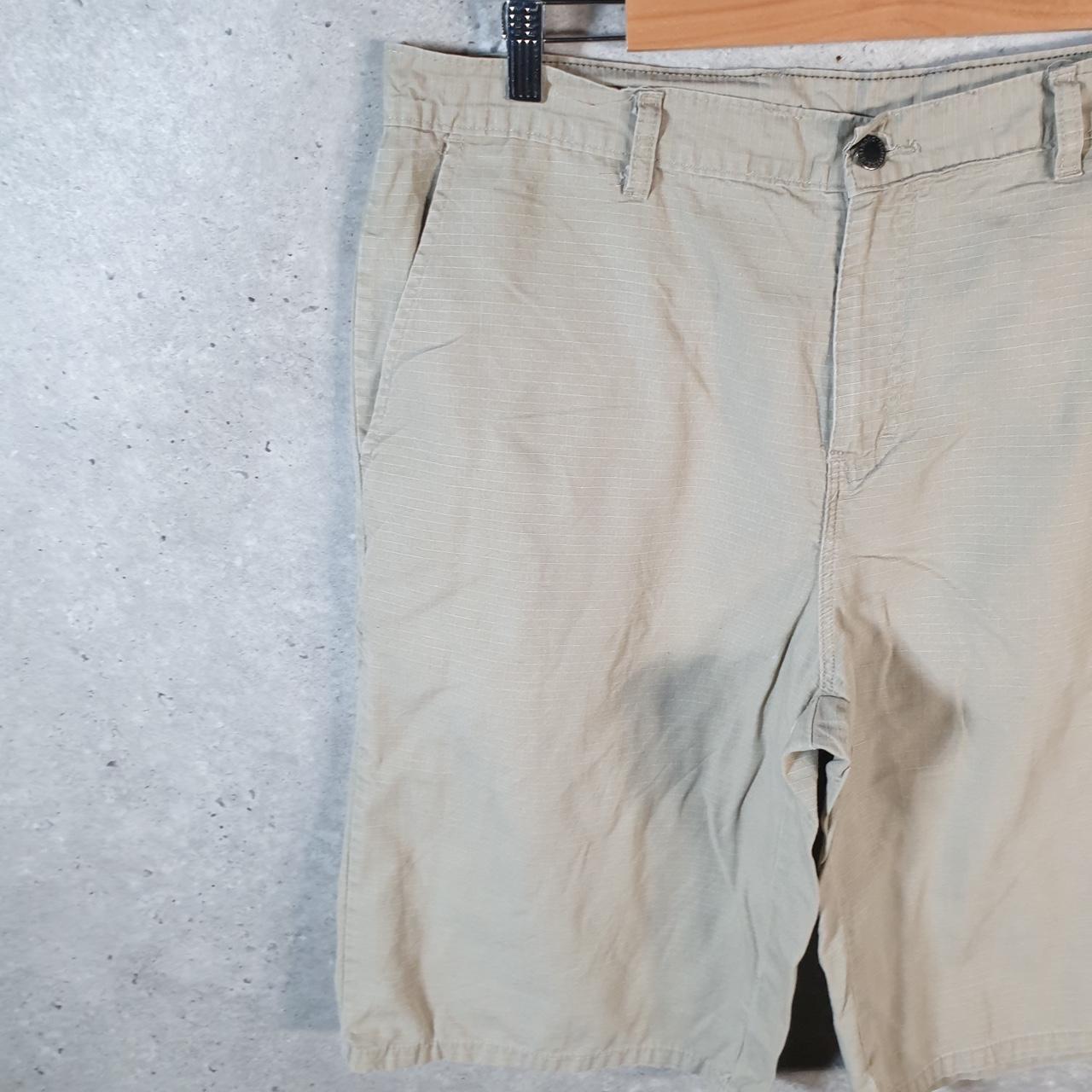 Vintage Dickies Baggy Chino Shorts Jorts Cargo Mens W34 Brown Loose Fit