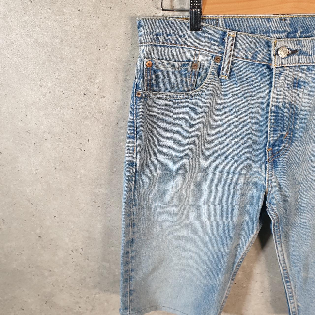 Vintage Levi’s 511 Baggy Shorts Jorts Cargo Men’s W32 Blue Relaxed Denim