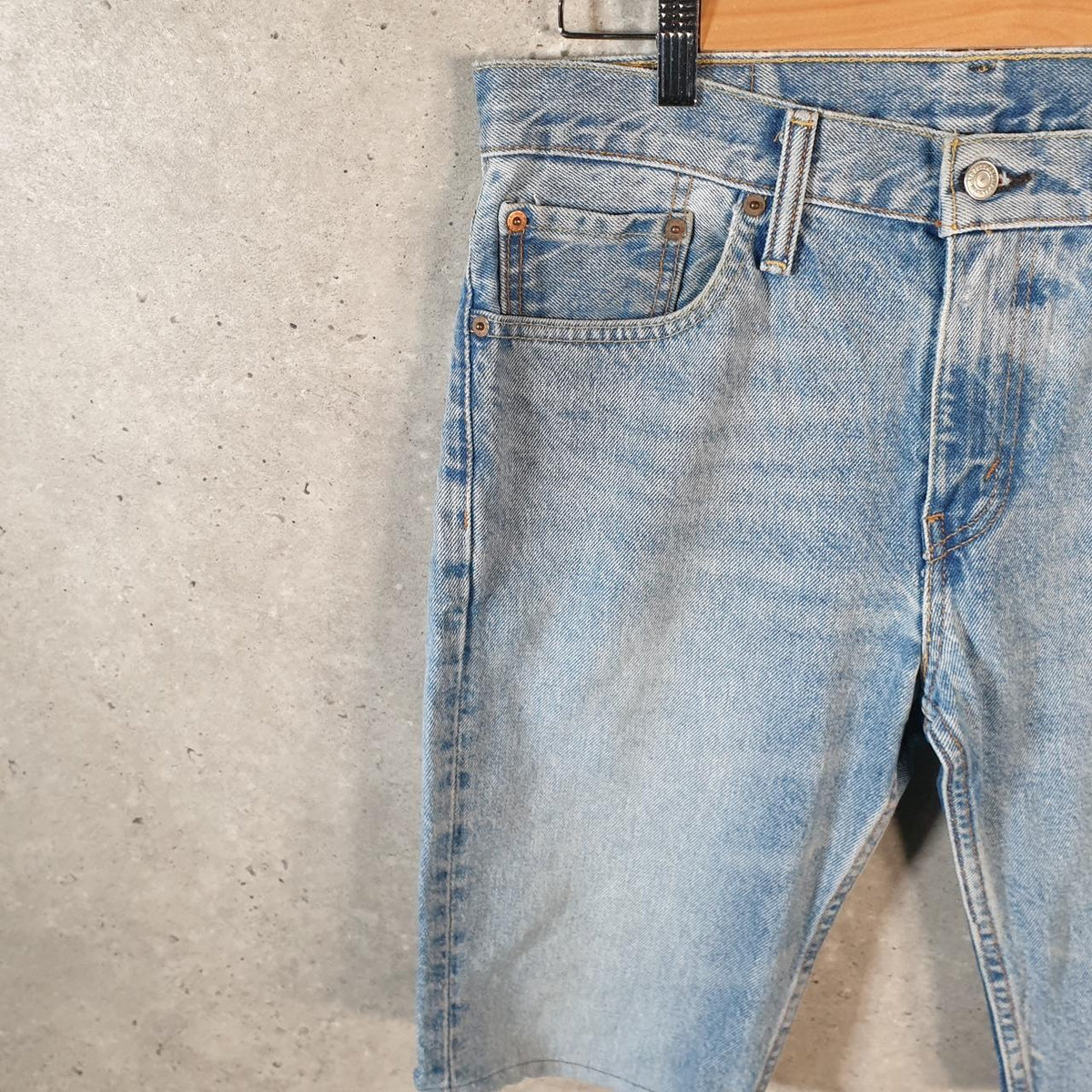 Vintage Levi’s 511 Baggy Shorts Jorts Cargo Men’s W32 Blue Relaxed Denim