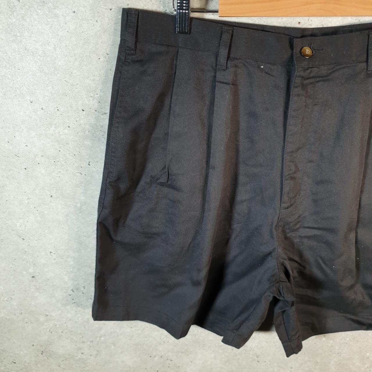 Vintage Dockers Chino Shorts Jorts Cargo Men’s W38 Black Baggy Cotton